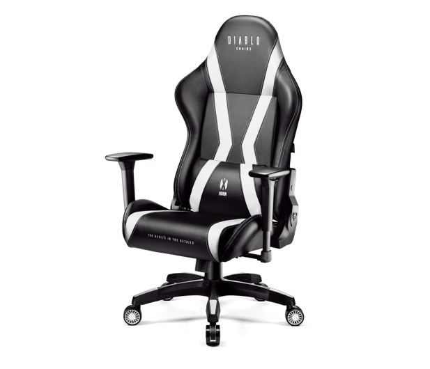 DIABLO Chairs X-Horn 2.0 King Size czarno-biały - 1208653 - zdjęcie 4